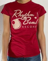 T-shirt Rhythm Bomb Records Old Logo Girlie