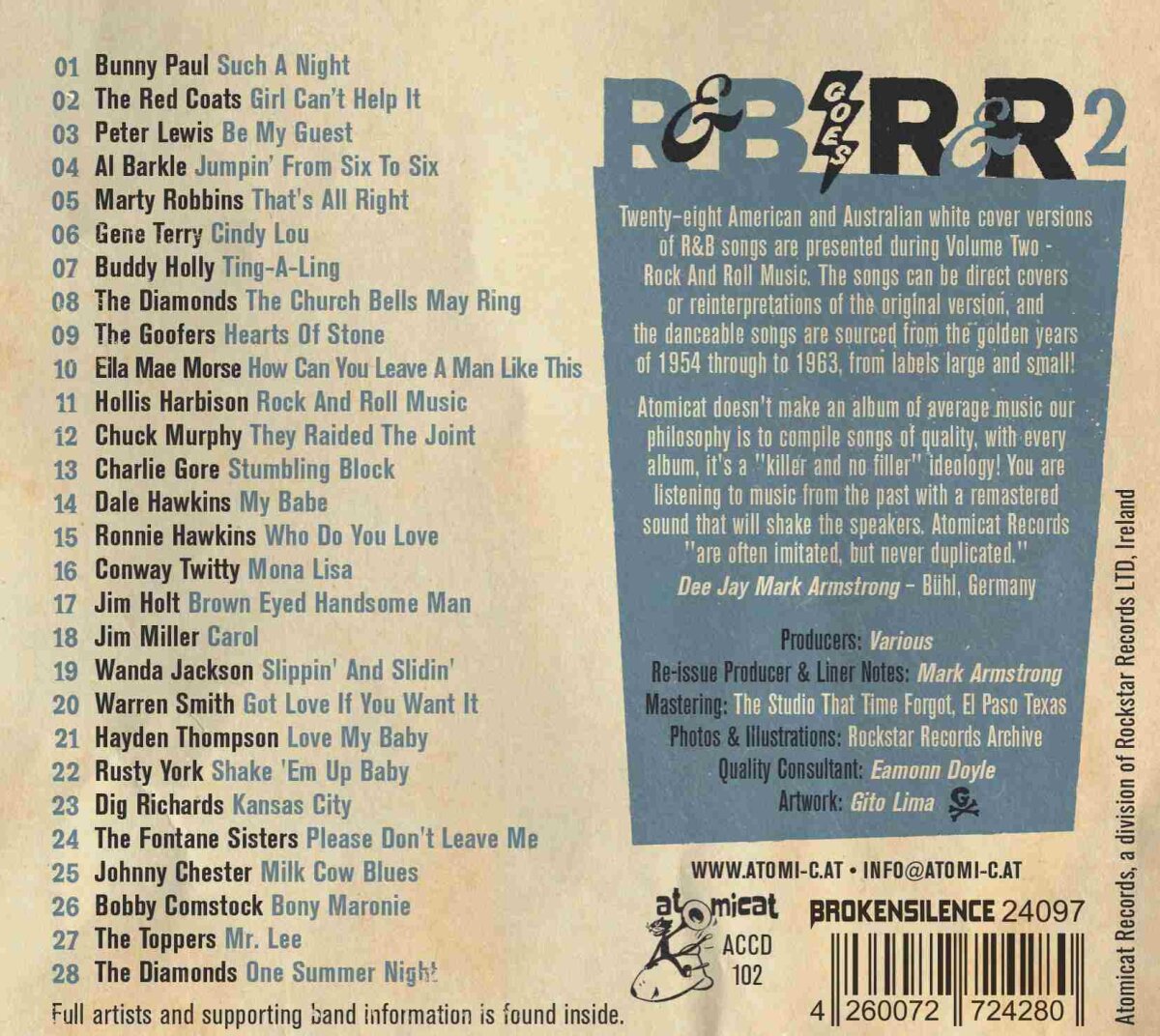 Rhythm & Blues Goes Rock & Roll Volume Two – Rock And Roll Music, 14,99