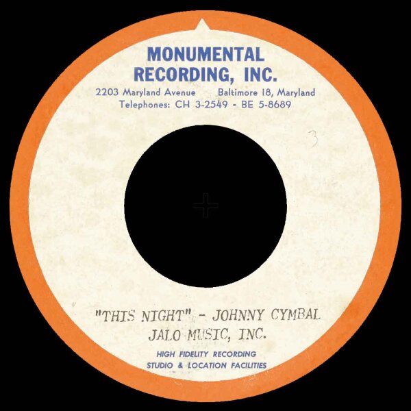 Johnny Cymbal This Night 7inch