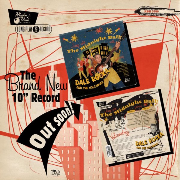 Dale Rocka &amp; The Volcanoes 10inch - The Midnight Ball LAST COPIES